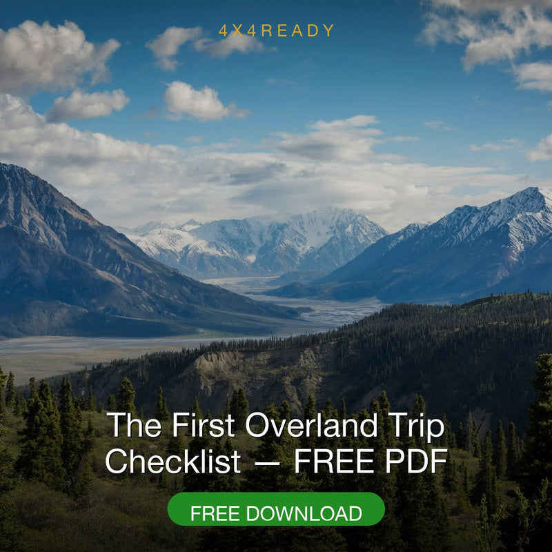Free Overland Trip Checklist PDF — First Trip Planning Guide | 4x4Ready ...
