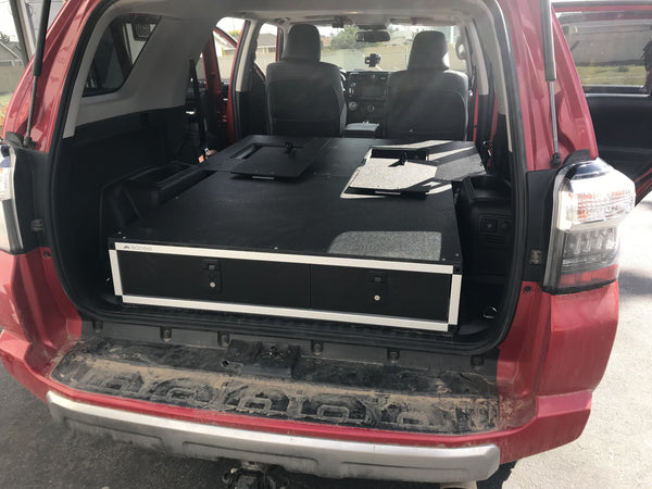 Stealth Sleep and Storage Package with Fitted Top Plate for Toyota 4Runner 2010-Present 5th Gen.