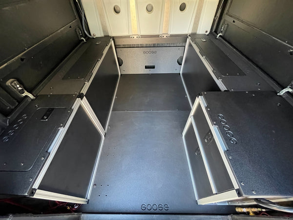 Alu-Cab Canopy Camper V2 - Toyota Tacoma 2005-Present 2nd & 3rd Gen. - Front Utility Module - 6' Bed