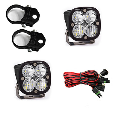 Polaris LED Light Pods 1.75 Inch Harness Vertical Mounts Kit Squadron Sport Baja Designs