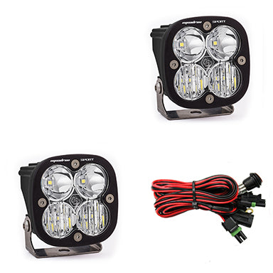 LED Light Pods Clear Lens Driving/Combo Pair Squadron Sport Baja Designs