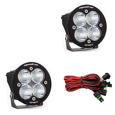 LED Light Pods Clear Lens Work/Scene Pair Squadron R Sport Baja Designs