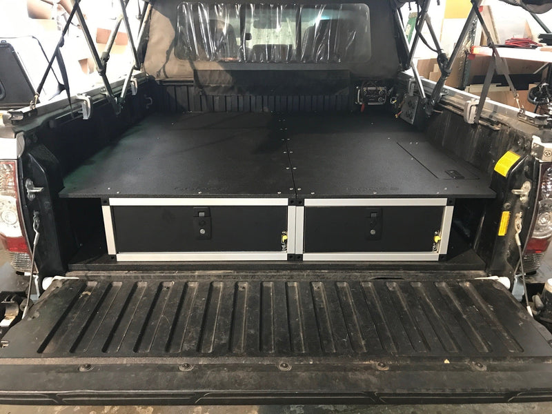 Toyota Tacoma 2005-Present 2nd and 3rd Gen. - Truck Bed Single Drawer Module - Top Plates