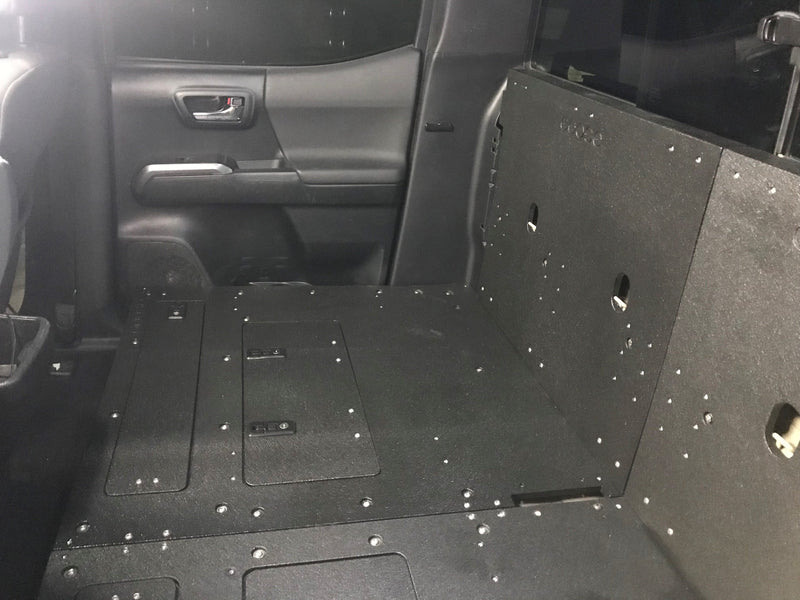 Toyota Tacoma 2005-Present 2nd and 3rd Gen Double Cab - Second Row Seat Delete Plate System