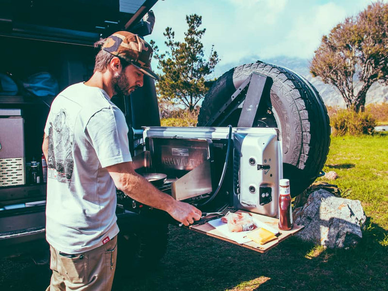 Drop Down Tailgate Table