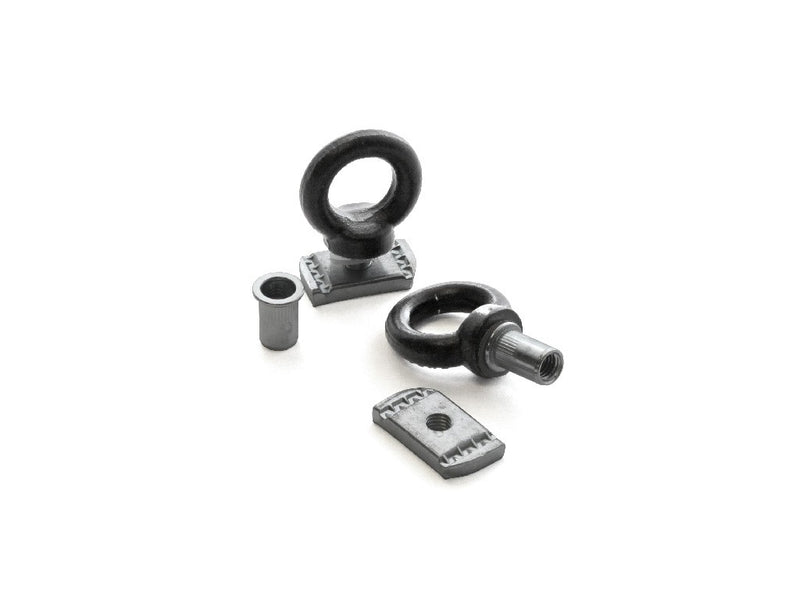 Black Tie Down Rings Male / Eye Bolts