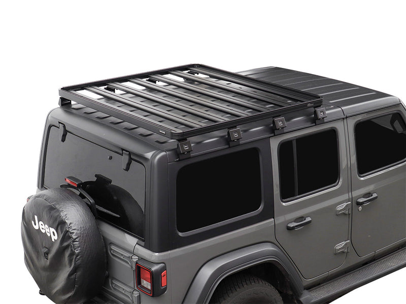 Jeep Wrangler 4xe (2021-Current) Slimline II 1/2 Roof Rack w/Drop Down Table Kit / Tall