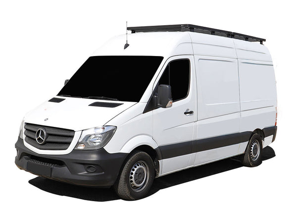 Mercedes Benz Sprinter 2Gen/3Gen 170in/L3/LWB Wheelbase w/o OEM Tracks (2006-Current) Slimline II Roof Rack Kit / Tall