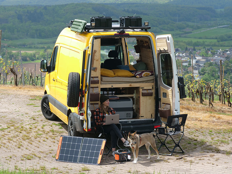 Mercedes Benz Sprinter 144in/170in / L2/L3 / MWB/LWB Wheelbase w/o OEM Tracks (2006-Current) Slimline II Roof Rack Kit