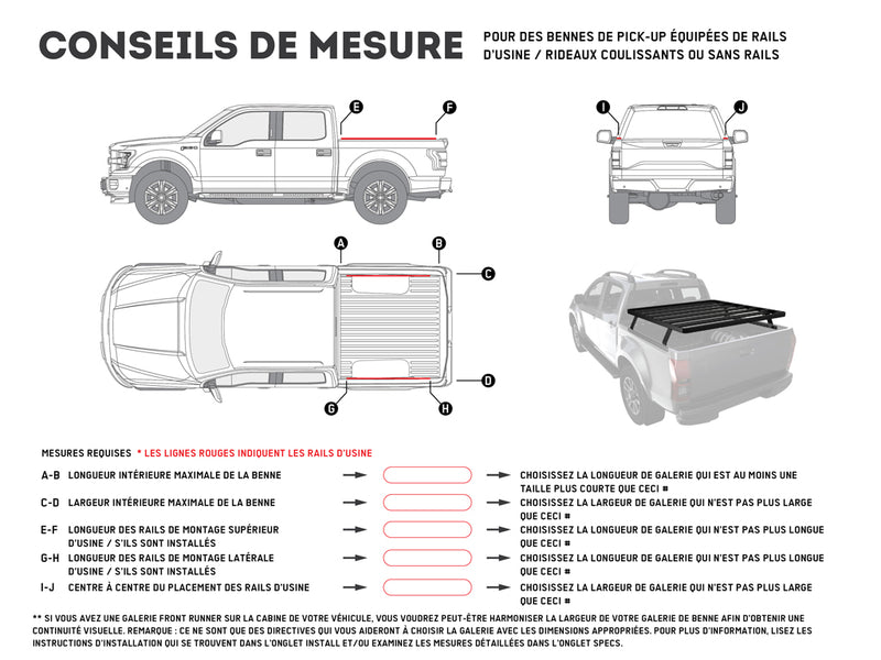 Pickup Truck Slimline II Load Bed Kit / 1345(W) x 1358(L)