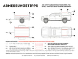 Truck Canopy or Trailer with OEM Track Slimline II Rack Kit / Tall / 1255mm(W) X 2570mm(L)