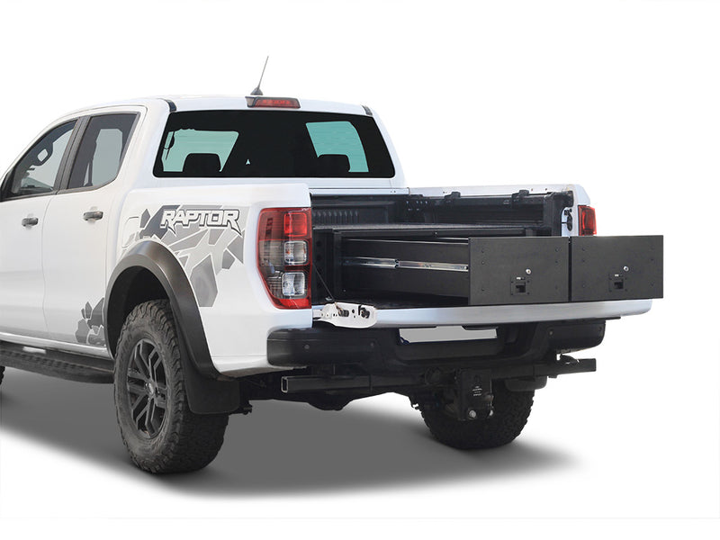 Ford Ranger Wildtrak / Raptor (2014-Current) w/Drop-In Bed Liner Drawer Kit